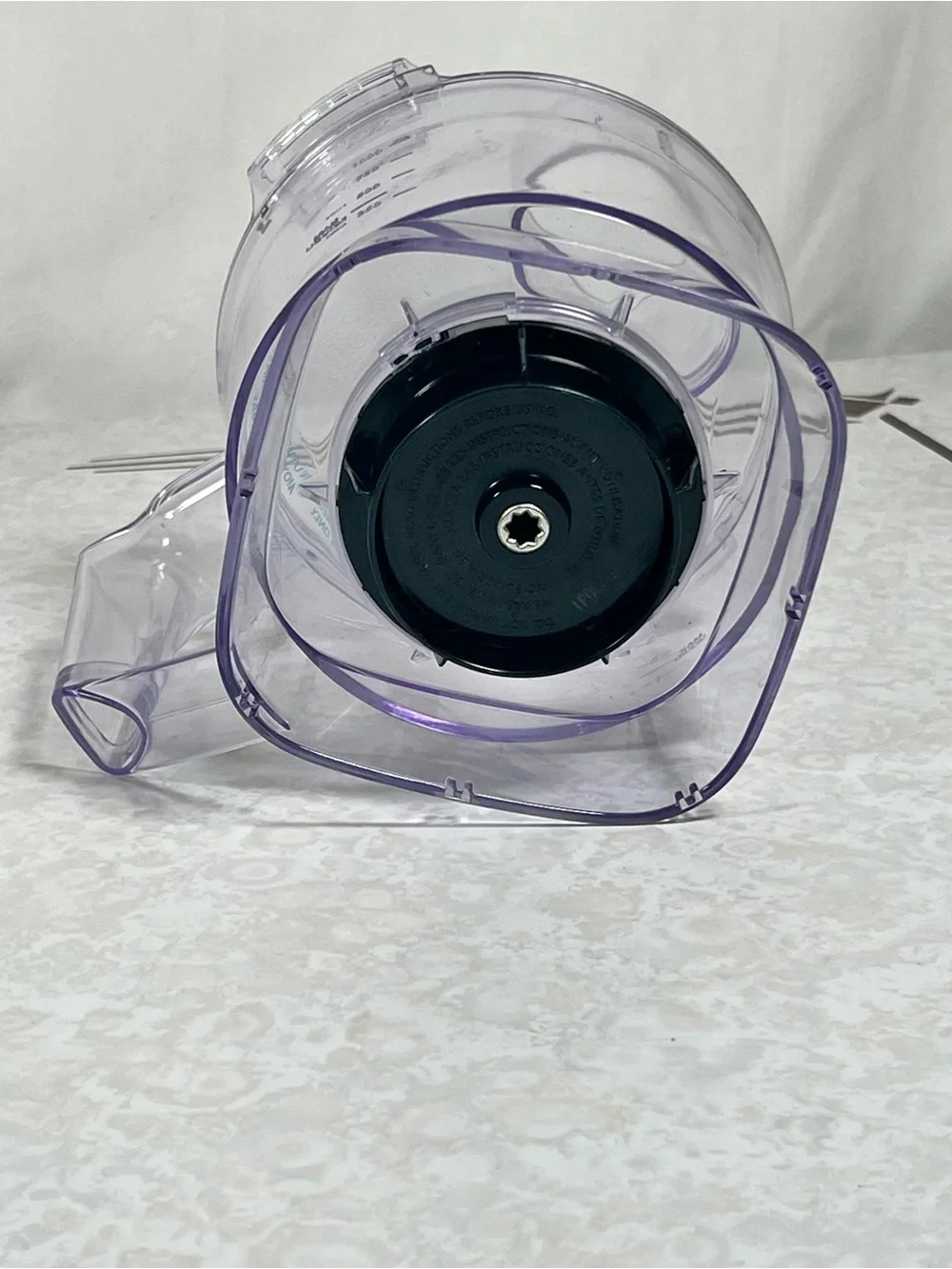 Oster 5 Cup Food Processor Bowl with Lid Chute Replacement Parts Only Clear OEM